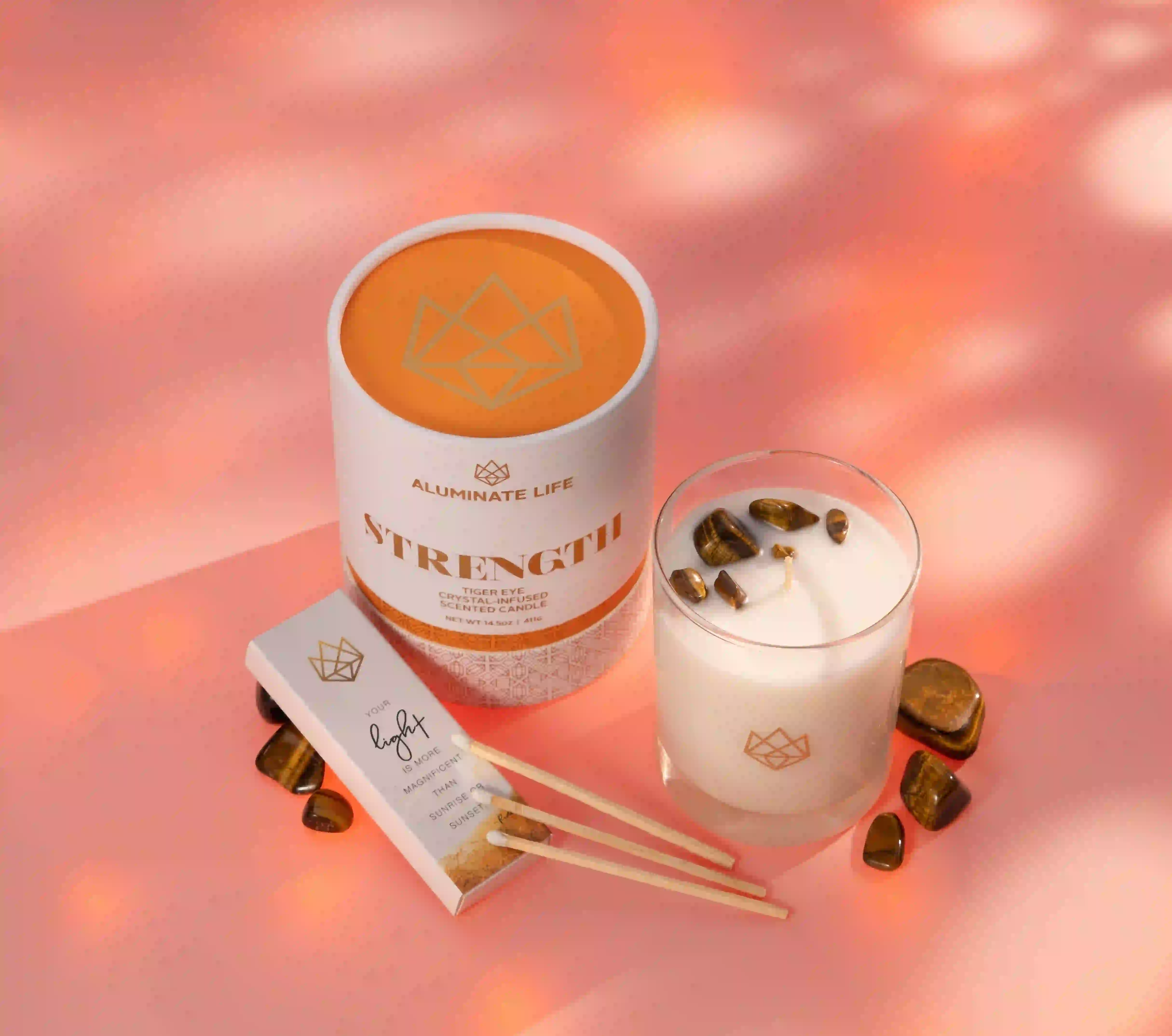 eight さん STRENGTH CANDLE Strength Candle - Aluminate Life